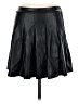 SO 100% Polyester Black Faux Leather Skirt Size M - photo 1