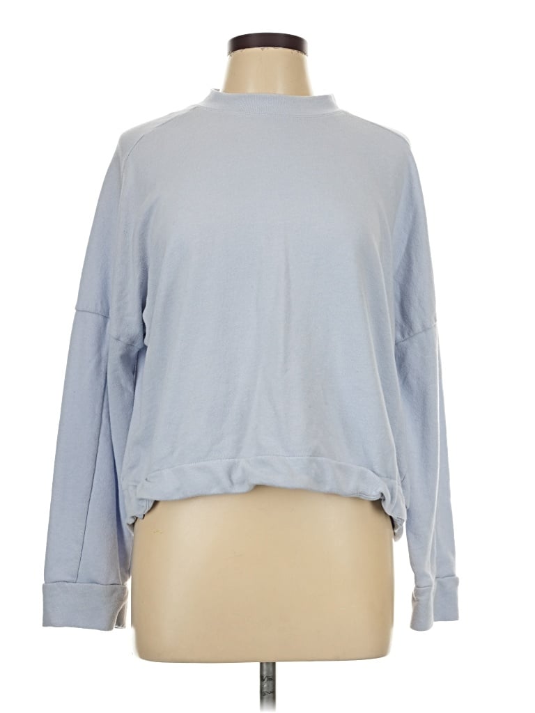Pre-owned Fabletics Sweatshirt In Blue