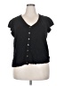 Sanctuary Black Short Sleeve Top Size 2X - photo 1