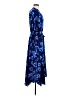 Scoop 100% Polyester Paisley Blue Casual Dress Size M - photo 4