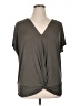 Nine Britton Gray Short Sleeve Top Size 1X - photo 1