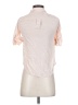 J.Crew 100% Silk Pink Short Sleeve Silk Top Size XS (petite) - photo 2