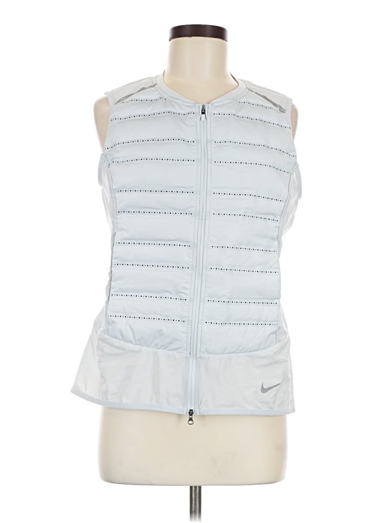Pre-owned Nike Vest In Silver