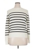 MNG Stripes Ivory Pullover Sweater Size XL - photo 1