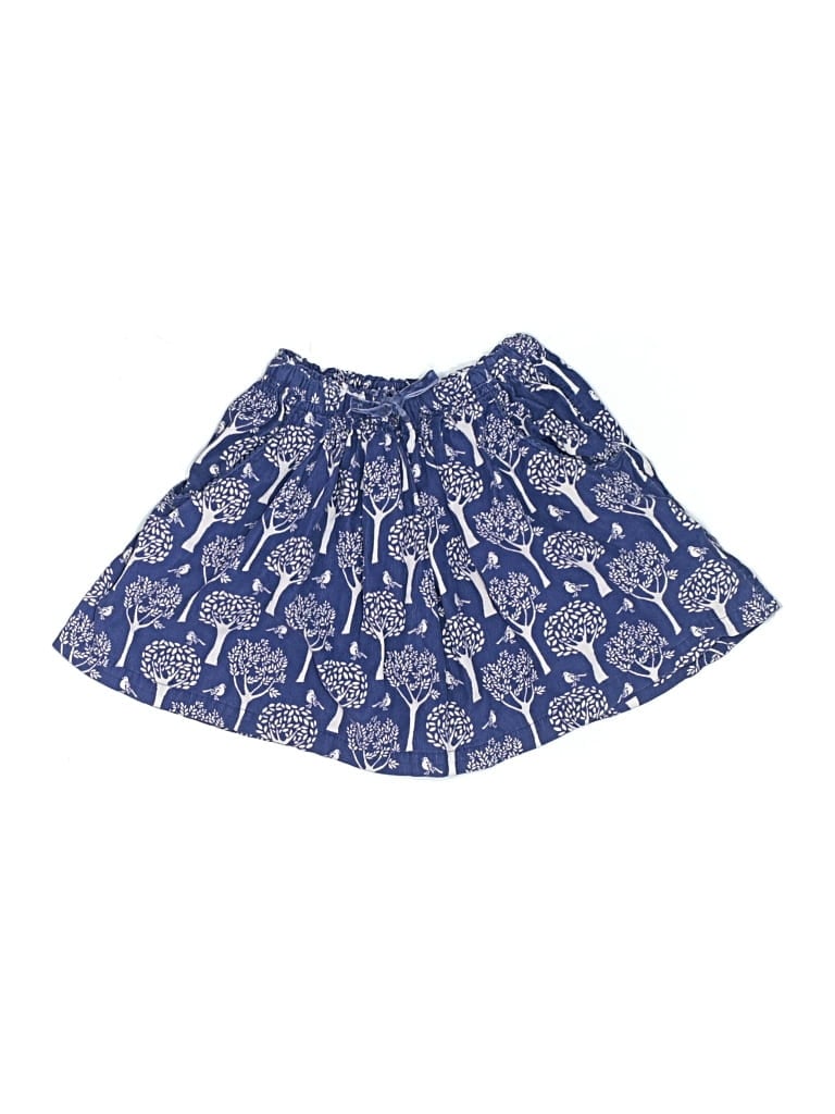 Pre-owned Mini Boden Kids' Skirt In Blue