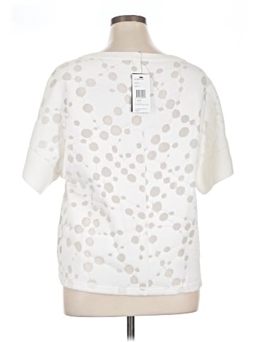 Lafayette 148 New York Short Sleeve Blouse (view 2)