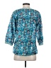Talbots 100% Cotton Teal 3/4 Sleeve Blouse Size S - photo 2