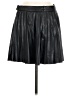 Zara 100% Polyester Black Faux Leather Skirt Size M - photo 2
