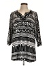 TanJay Black 3/4 Sleeve Blouse Size L - photo 1