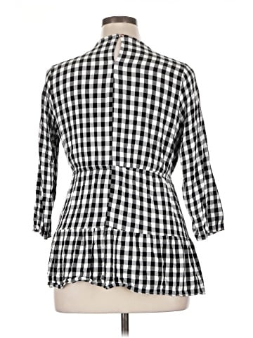 Time and Tru 3/4 Sleeve Blouse (view 2)