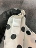 Maurices 100% Polyester Polka Dots White Short Sleeve Blouse Size XS - photo 8