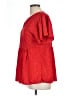 Unbranded Red Short Sleeve Blouse Size L (estimated) - photo 5
