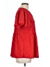 Unbranded Red Short Sleeve Blouse Size L (estimated) - photo 4