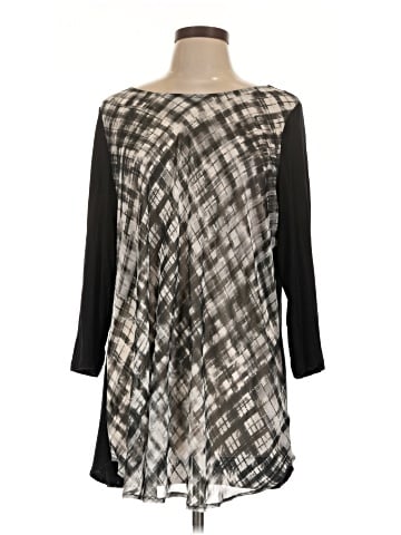 LOGO by Lori Goldstein 3/4 Sleeve Blouse (view 1)