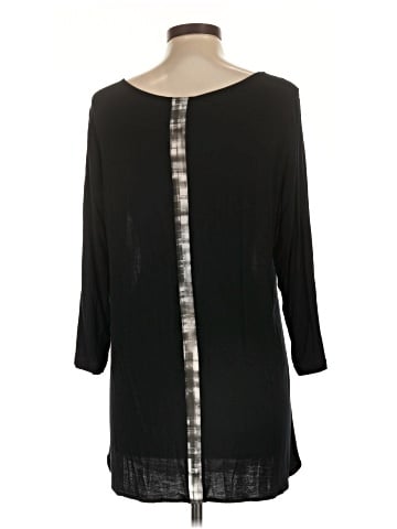 LOGO by Lori Goldstein 3/4 Sleeve Blouse (view 2)
