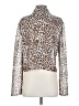 WAYF 100% Polyester Animal Print Silver Long Sleeve Blouse Size S - photo 2