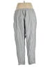 Eileen Fisher Stripes Silver Casual Pants Size XL - photo 2