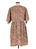 MTS 100% Polyester Animal Print Brown Casual Dress Size L - photo 2