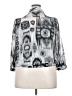 Serenade Silver 3/4 Sleeve Blouse Size XL - photo 2