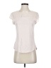 DKNY White Short Sleeve Top Size XS - photo 1