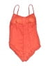 Catalina 100% Polyester Paisley Orange One Piece Swimsuit Size M - photo 2