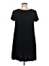Forever 21 Solid Black Casual Dress Size M - photo 2