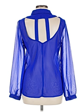 Charlotte Russe Long Sleeve Blouse (view 2)