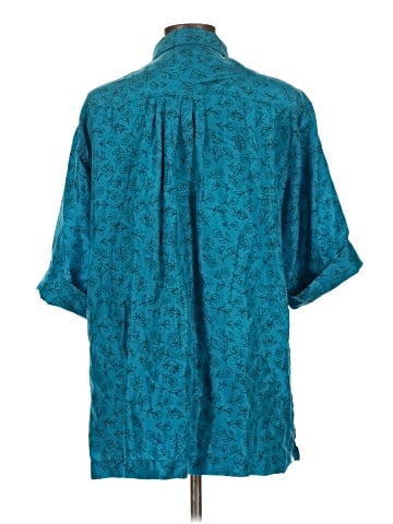 Assorted Brands Short Sleeve Silk Top (view 2)