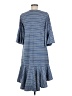 Lularoe Stripes Blue Casual Dress Size M - photo 2