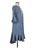 Lularoe Stripes Blue Casual Dress Size M - photo 4