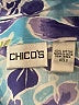 Chico's 100% Cotton Blue Purple Sleeveless Button-Down Shirt Size XL (3) - photo 6