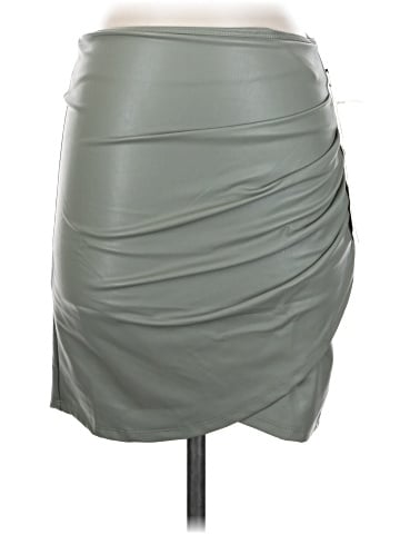 iris Faux Leather Skirt (view 1)