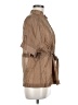 Dazy-Less Brown 3/4 Sleeve Button-Down Shirt Size M - photo 4
