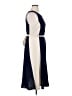 Connected Apparel 100% Polyester Color Block Blue Casual Dress Size 14 - photo 4