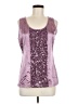 Dana Buchman Purple Sleeveless Blouse Size M - photo 1