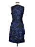 Marc New York 100% Polyester Paisley Blue Cocktail Dress Size 6 - photo 2