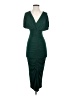 Assorted Brands Solid Green Cocktail Dress Size XXS (estimated) - photo 1