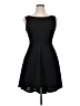 Unbranded Solid Black Cocktail Dress Size XL (estimated) - photo 1