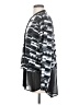 DKNYC Houndstooth Black Long Sleeve Blouse Size S - photo 5