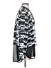 DKNYC Houndstooth Black Long Sleeve Blouse Size S - photo 4