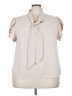 Unbranded 100% Polyester Ivory Sleeveless Blouse Size 3X - photo 1