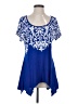 B.l.e.u. Blue Short Sleeve Blouse Size S - photo 1