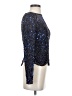 Cassandra Stone 100% Nylon Blue Long Sleeve Top Size 4 - photo 4