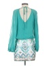 As U Wish Aztec Or Tribal Print Teal Casual Dress Size S - photo 2