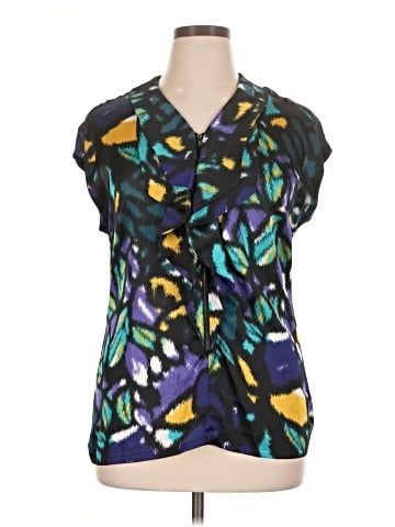 Alfani Short Sleeve Blouse (view 1)