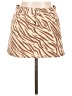 Cali Animal Print Tan Casual Skirt Size M - photo 1