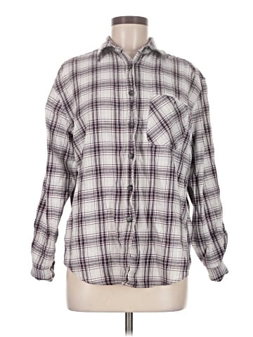 Classic Elements Long Sleeve Button-Down Shirt (view 1)