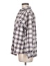 Classic Elements 100% Cotton Plaid Purple Long Sleeve Button-Down Shirt Size M - photo 5