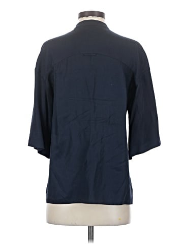 Vince. 3/4 Sleeve Silk Top (view 2)