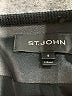 St. John 100% Leather Black Jacket Size 6 - photo 6